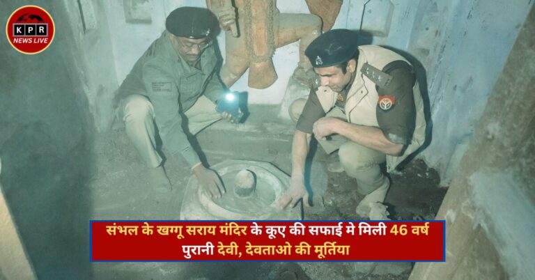 संभल के खग्गू सराय मे मूर्तियाँ