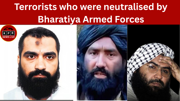 Terrorists who were neutralised by Bharatiya Armed Forces