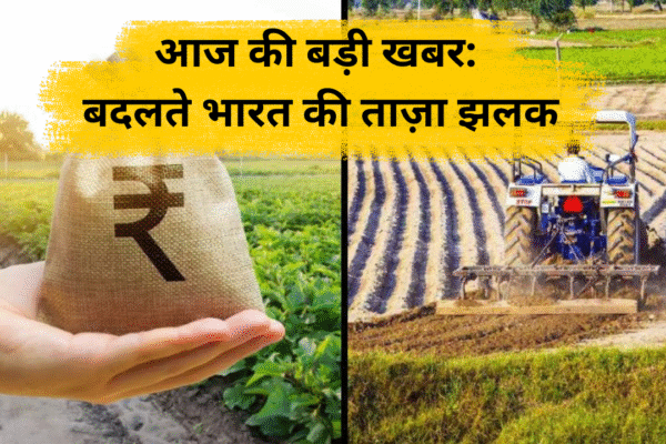 आज की बड़ी खबर: बदलते भारत की ताज़ा झलक