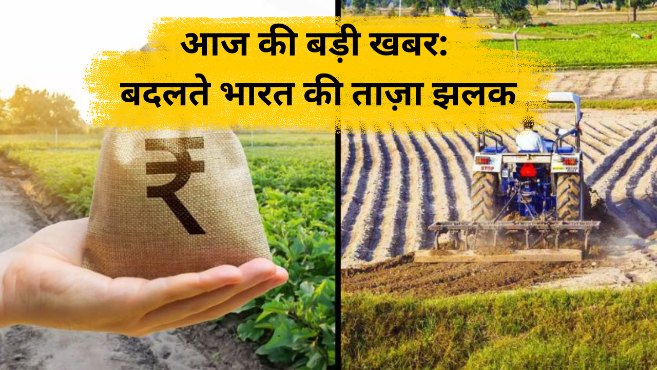 आज की बड़ी खबर: बदलते भारत की ताज़ा झलक