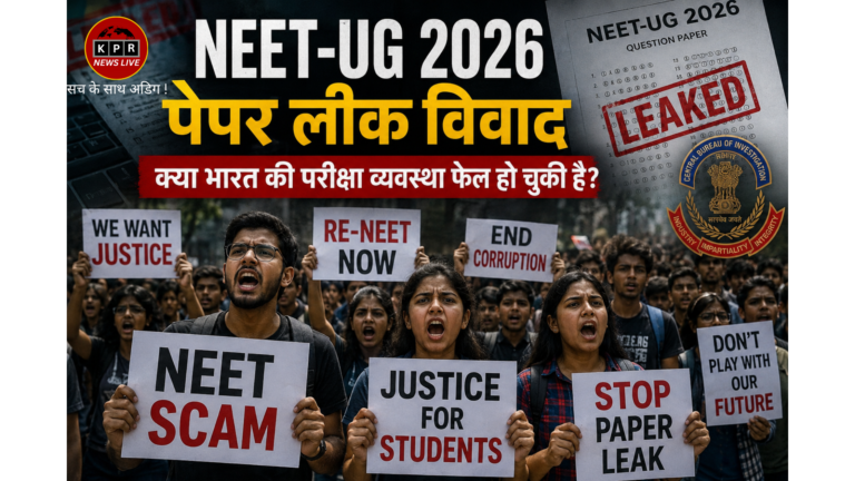 NEET-UG 2026 पेपर लीक विवाद: क्या भारत की परीक्षा व्यवस्था पूरी तरह फेल हो चुकी है?