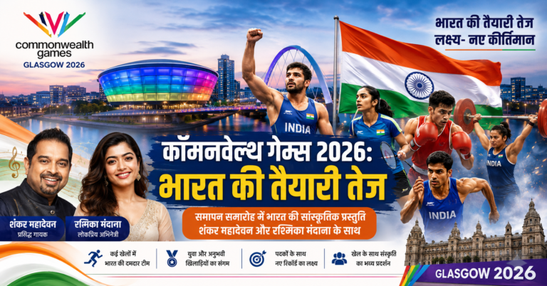 कॉमनवेल्थ गेम्स 2026: भारत की तैयारी तेज