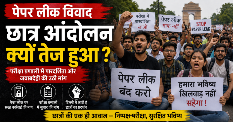 पेपर लीक विवाद: छात्र आंदोलन क्यों तेज हुआ?